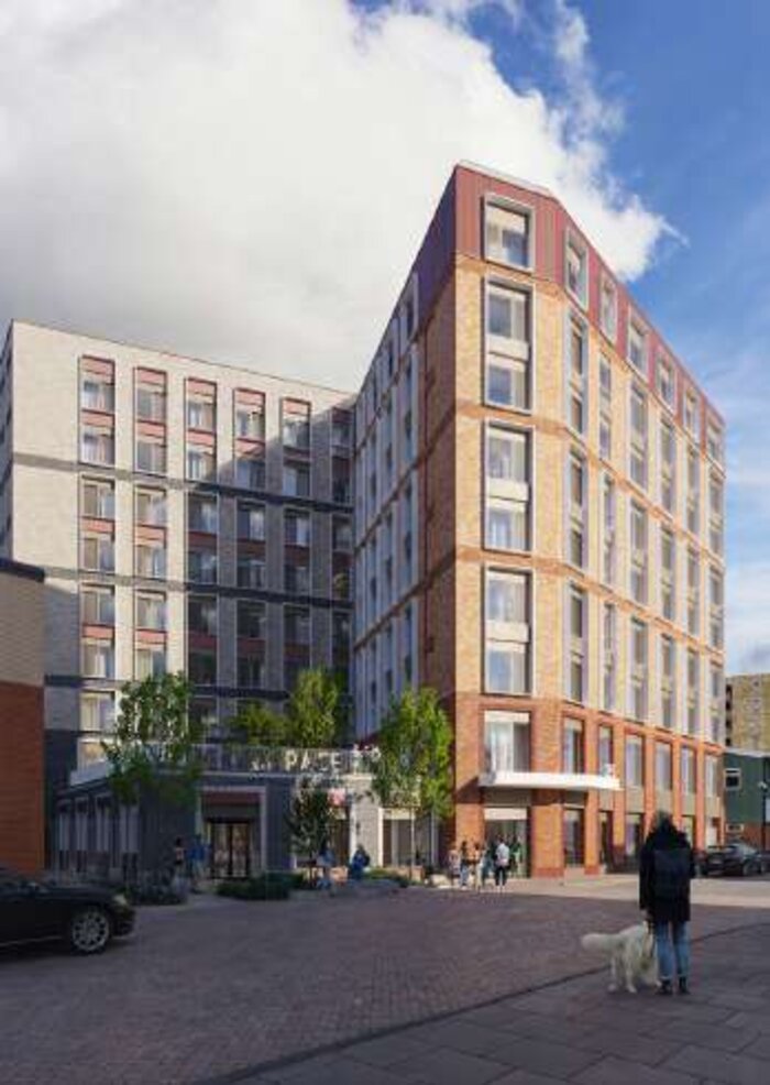 CGI of the Clarendon Road co-living scheme in Wood Green