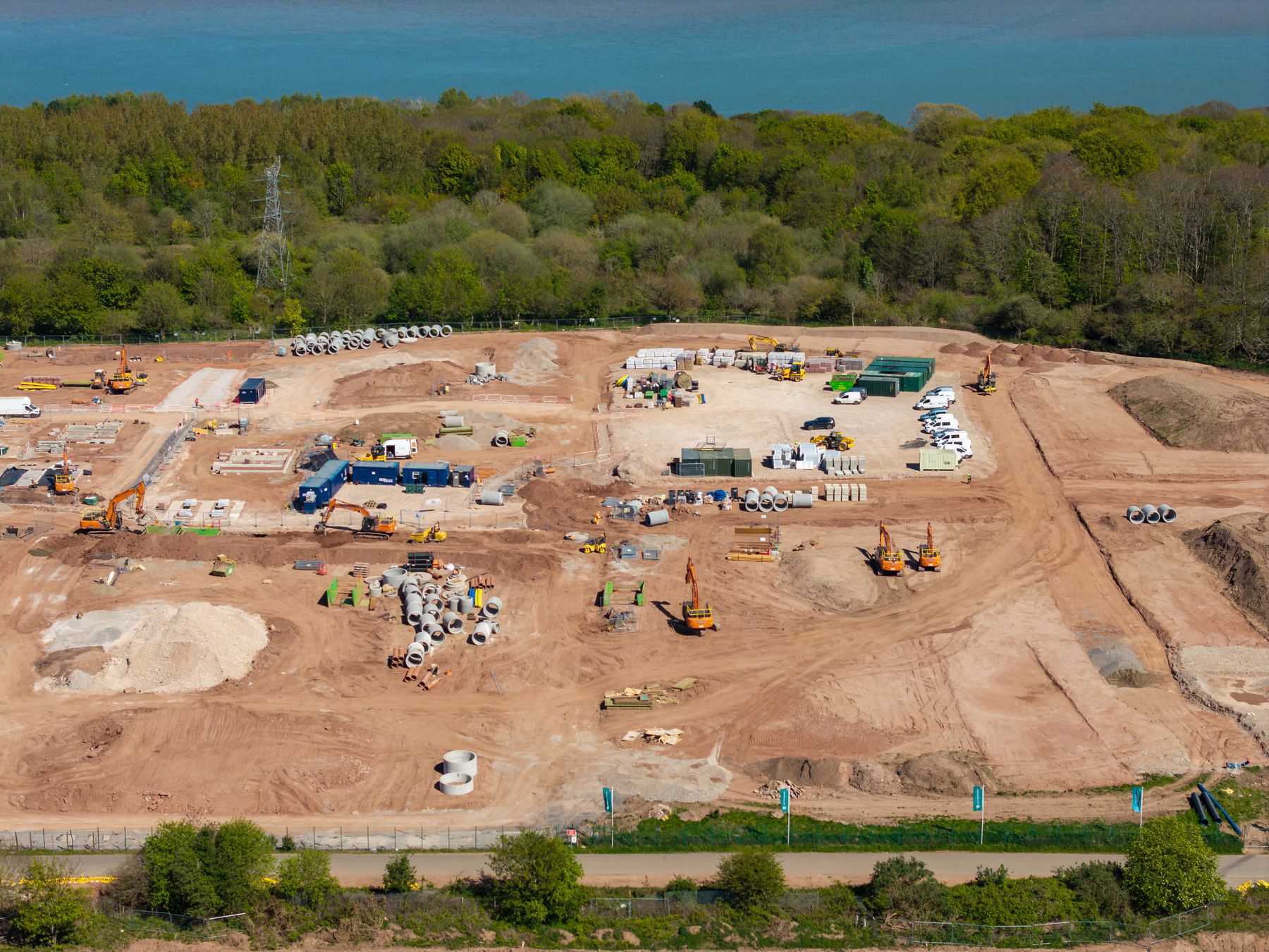 Residential construction in progress